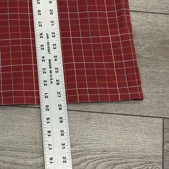 Masters Bobby Jones Golf Polo Shirt Mens Large Red Augusta National Logo Vintage - Picture 4 of 6